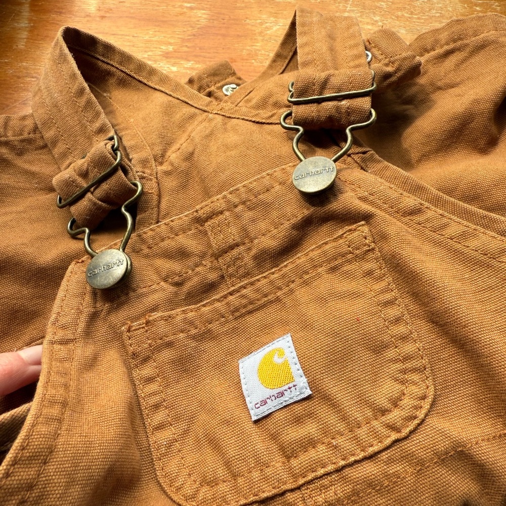 Carhartt Brown Baby Overalls